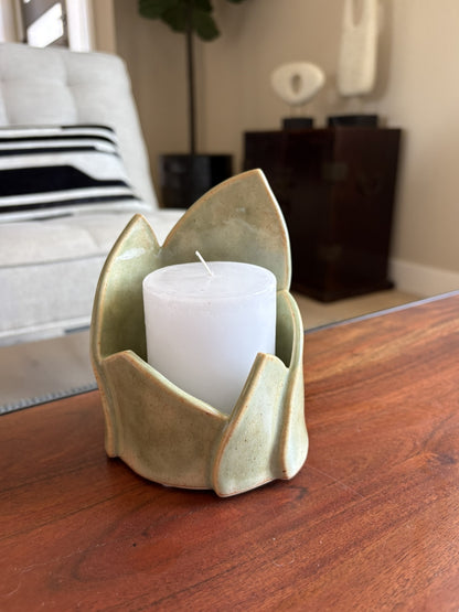 Aloe Candle Holder